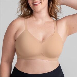 Honeylove Crossover Bra Size 3X in sand 44C 44D